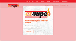 Desktop Screenshot of ezvapecanada.com